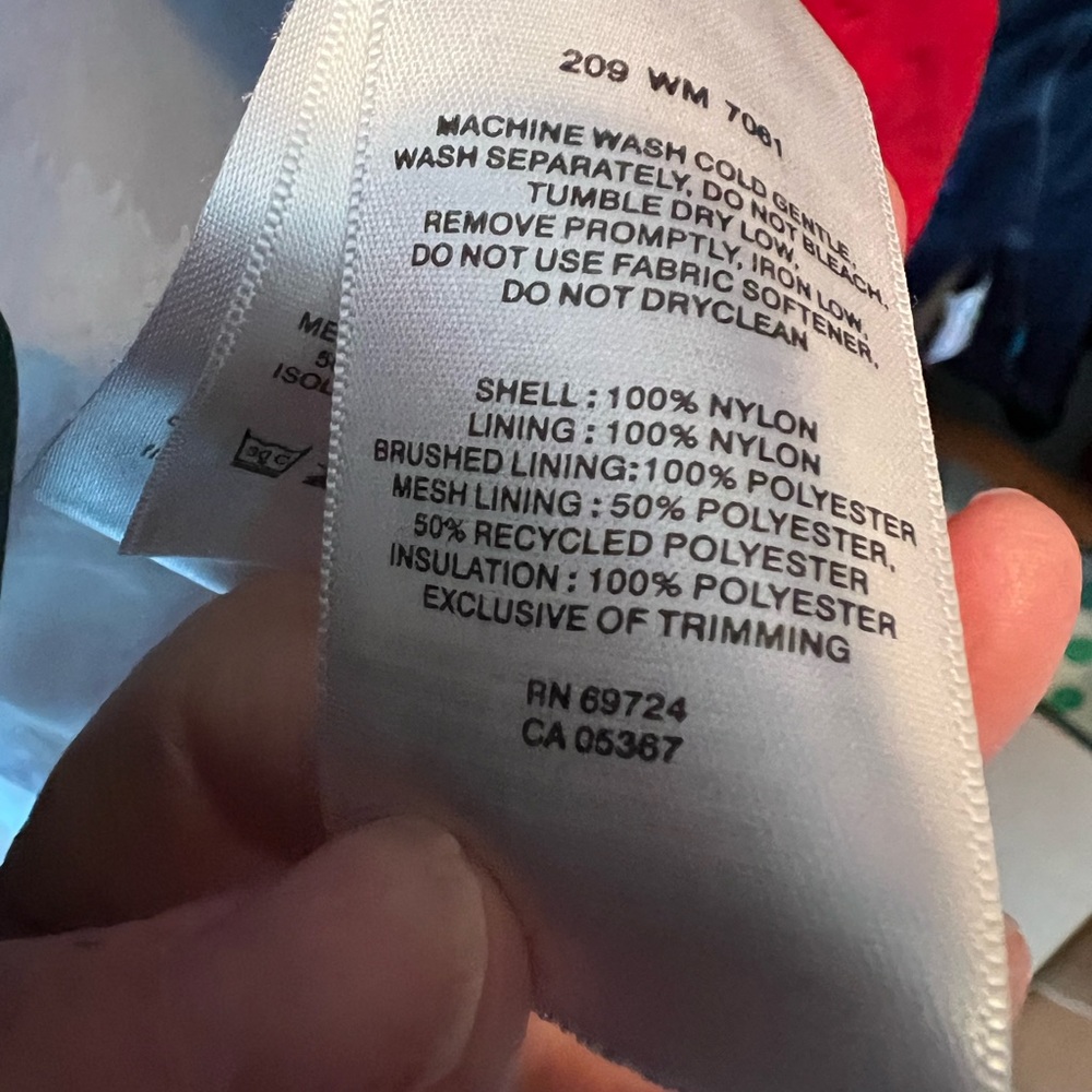 Columbia Men’s XL interchange Omni tech lined windbreaker. Grey and red. Zip up - Picture 11 of 15